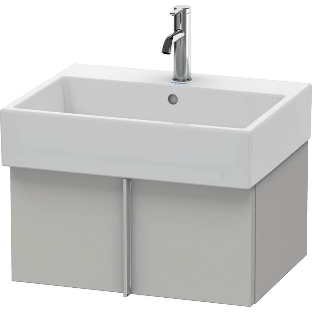 Duravit Vero Air Vanity Unit Wall-Mounted  Concrete Gray Matte