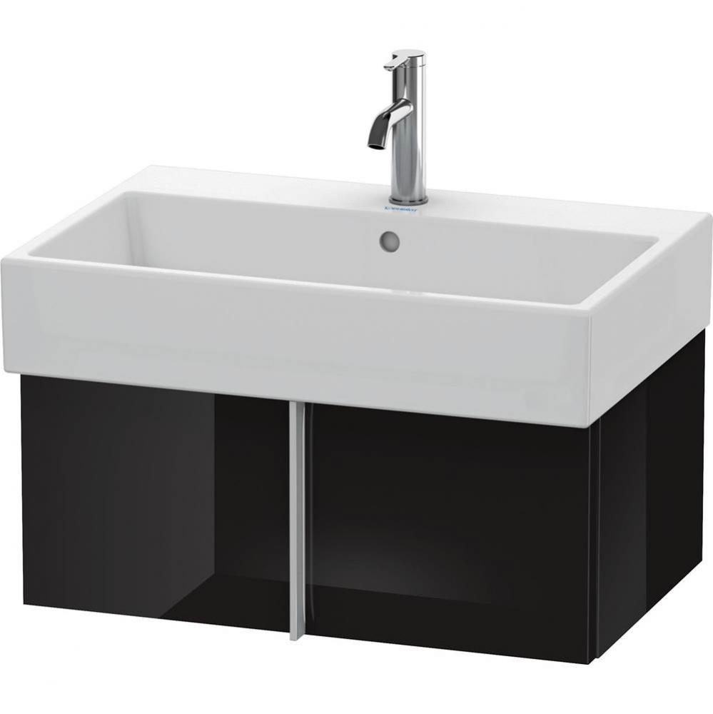 Duravit Vero Air Vanity Unit Wall-Mounted  Black High Gloss