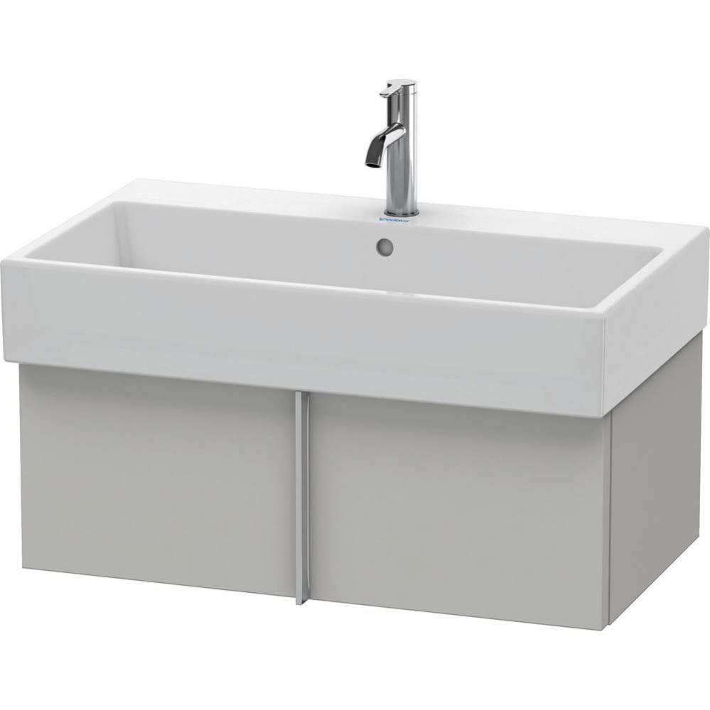 Duravit Vero Air Vanity Unit Wall-Mounted  Concrete Gray Matte