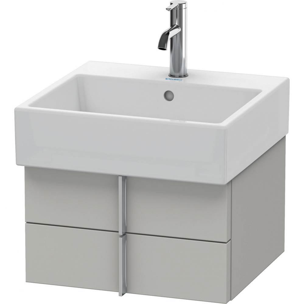 Duravit Vero Air Vanity Unit Wall-Mounted  Concrete Gray Matte