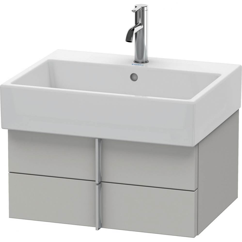 Duravit Vero Air Vanity Unit Wall-Mounted  Concrete Gray Matte