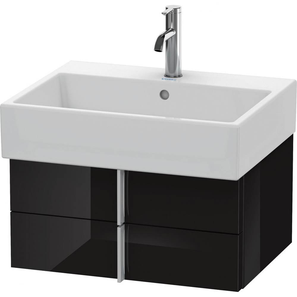 Duravit Vero Air Vanity Unit Wall-Mounted  Black High Gloss