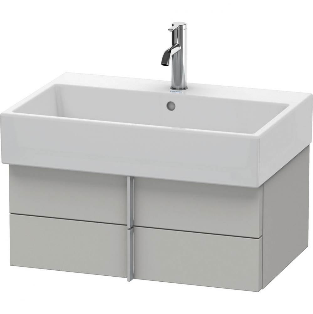 Duravit Vero Air Vanity Unit Wall-Mounted  Concrete Gray Matte