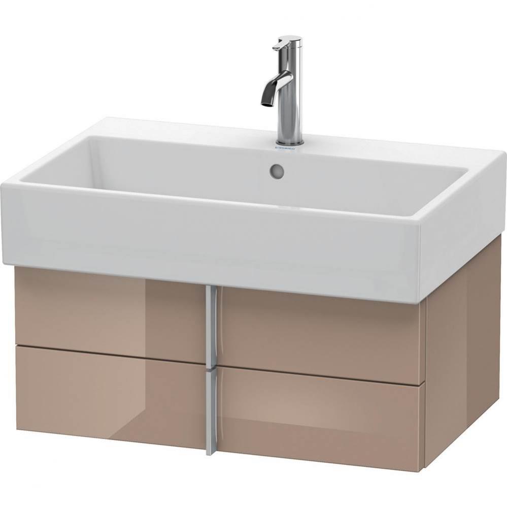 Duravit Vero Air Vanity Unit Wall-Mounted  Cappuccino High Gloss