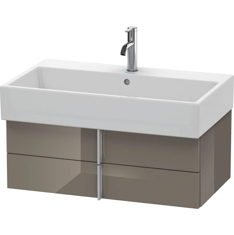 Duravit Vero Air Vanity Unit Wall-Mounted  Flannel Gray High Gloss