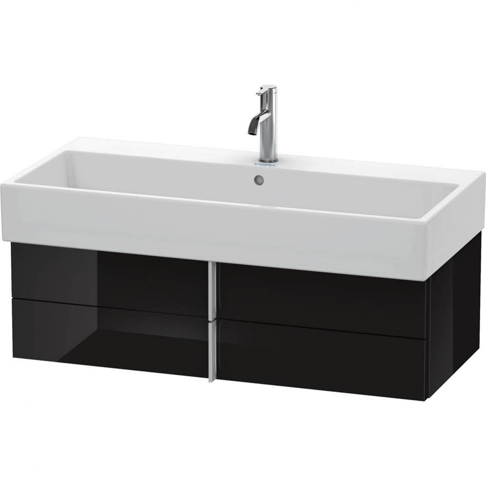 Duravit Vero Air Vanity Unit Wall-Mounted  Black High Gloss