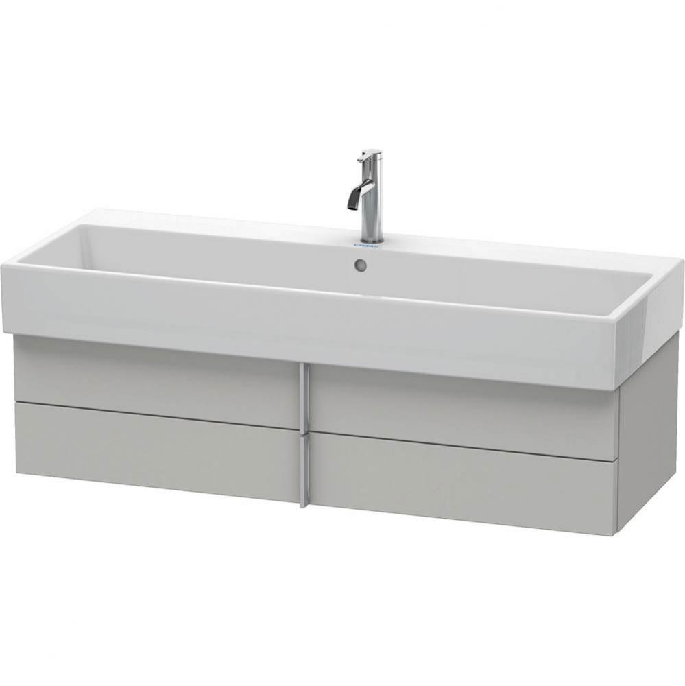 Duravit Vero Air Vanity Unit Wall-Mounted  Concrete Gray Matte