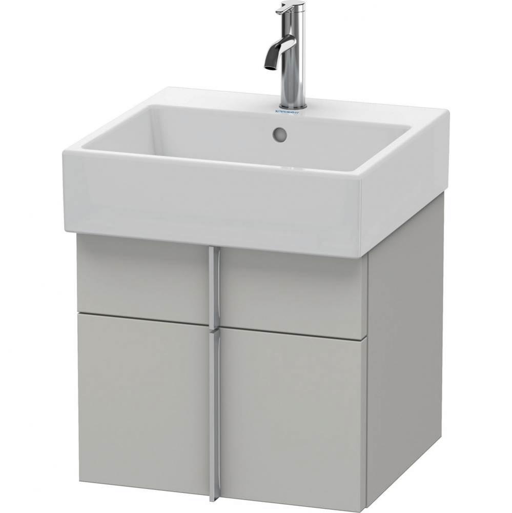 Duravit Vero Air Vanity Unit Wall-Mounted  Concrete Gray Matte