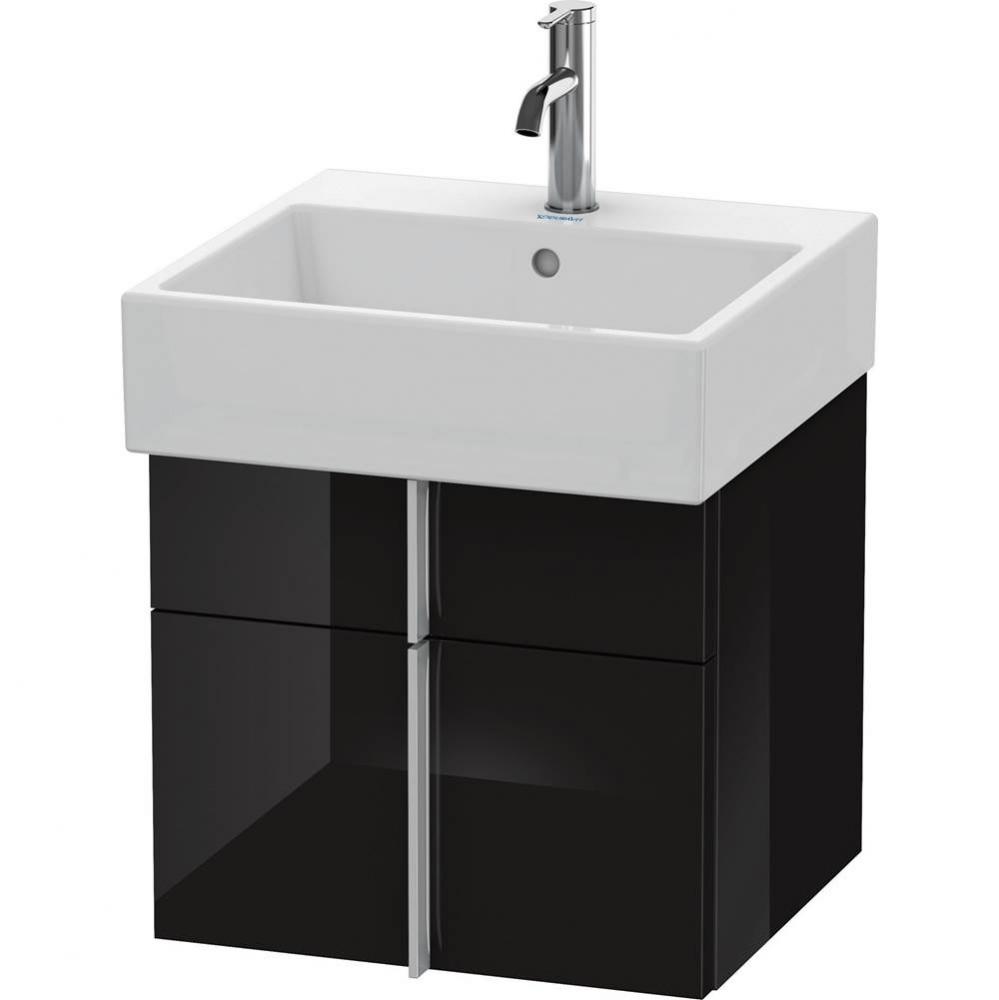 Duravit Vero Air Vanity Unit Wall-Mounted  Black High Gloss