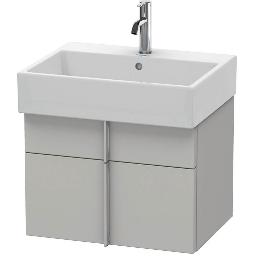 Duravit Vero Air Vanity Unit Wall-Mounted  Concrete Gray Matte