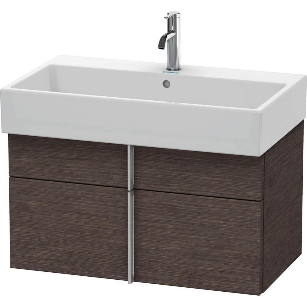 Duravit Vero Air Vanity Unit Wall-Mounted  Brushed Dark Oak