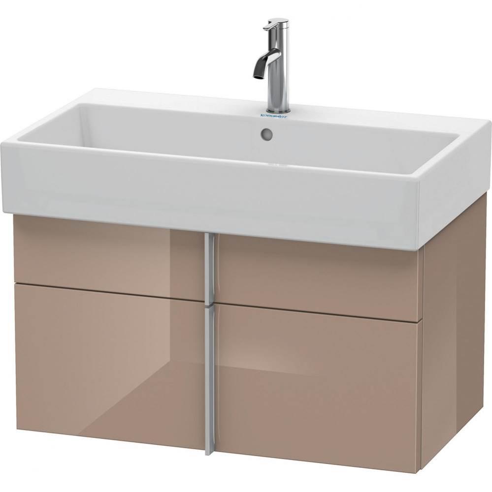 Duravit Vero Air Vanity Unit Wall-Mounted  Cappuccino High Gloss