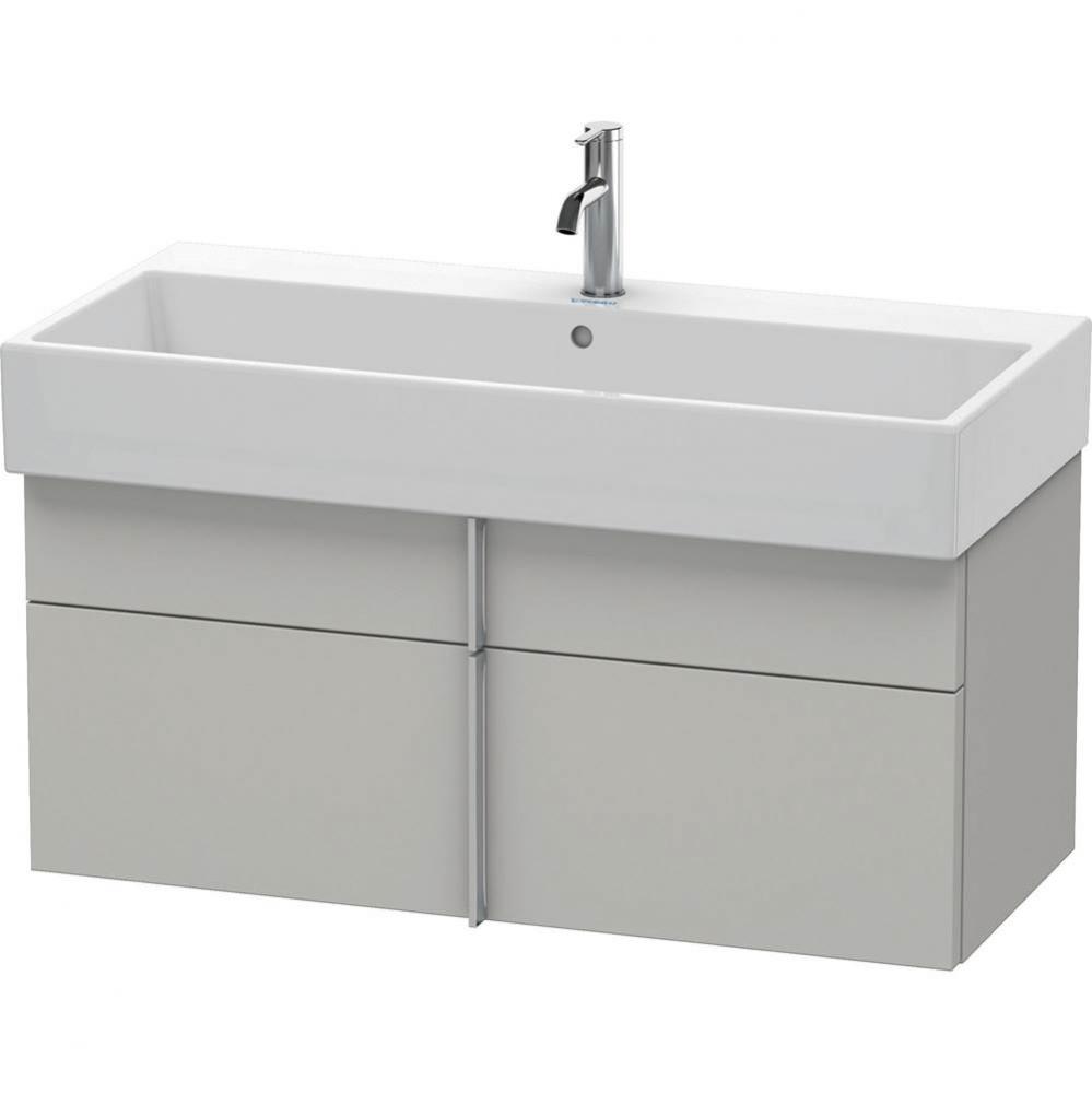 Duravit Vero Air Vanity Unit Wall-Mounted  Concrete Gray Matte