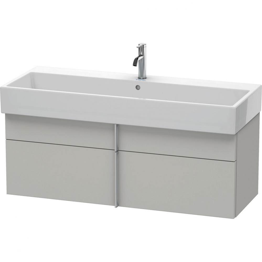 Duravit Vero Air Vanity Unit Wall-Mounted  Concrete Gray Matte