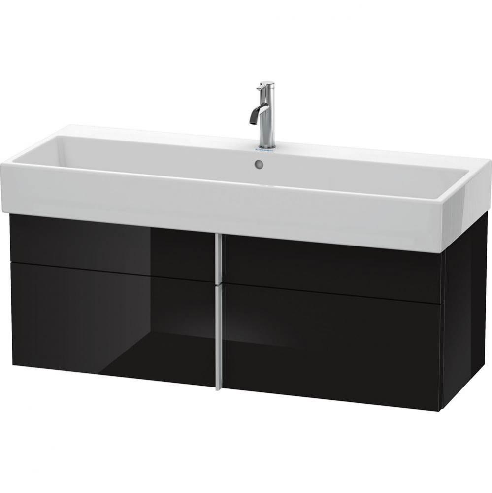 Duravit Vero Air Vanity Unit Wall-Mounted  Black High Gloss