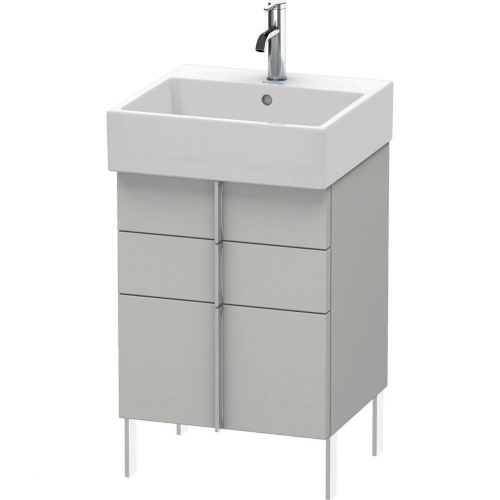 Duravit Vero Air Floor Standing Vanity Unit  Concrete Gray Matte