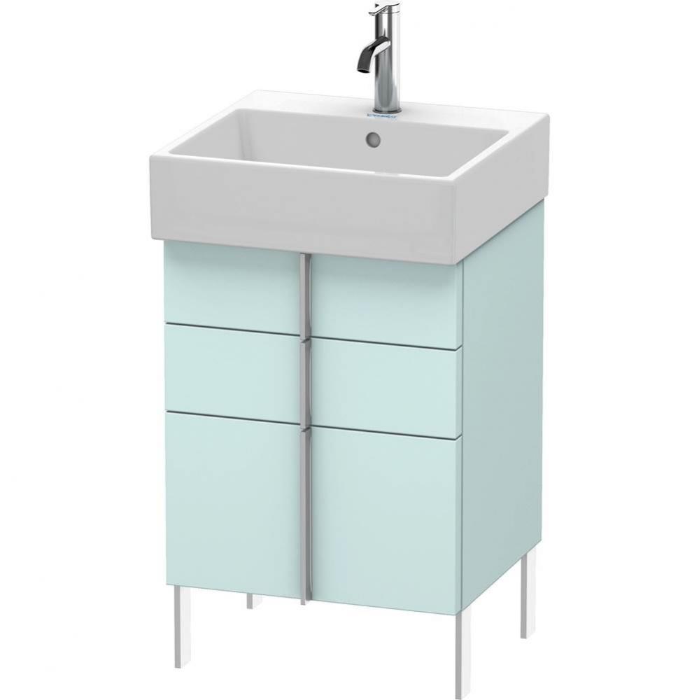 Duravit Vero Air Floor Standing Vanity Unit  Light Blue Matte