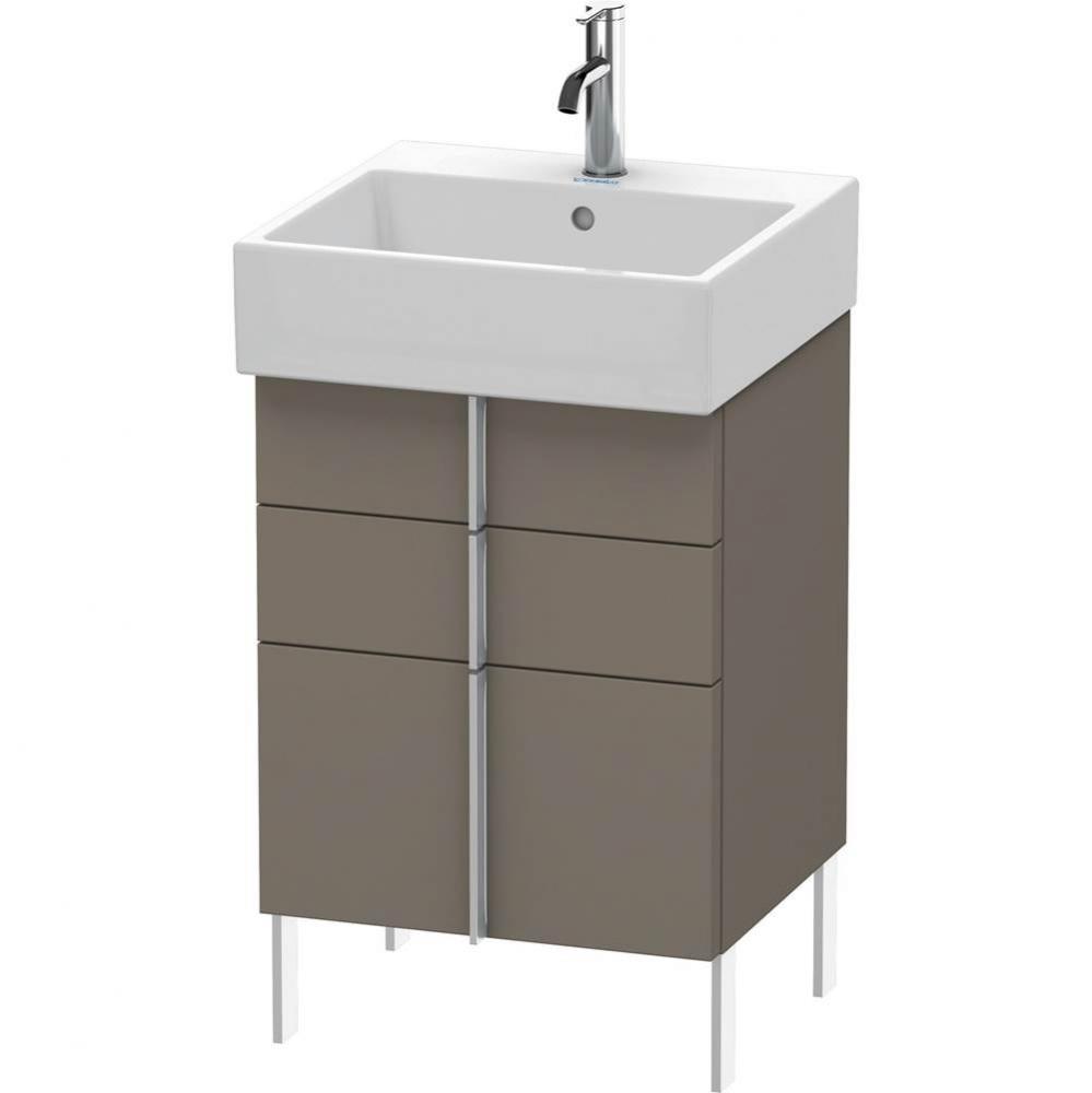 Duravit Vero Air Floor Standing Vanity Unit  Flannel Gray Satin Matte