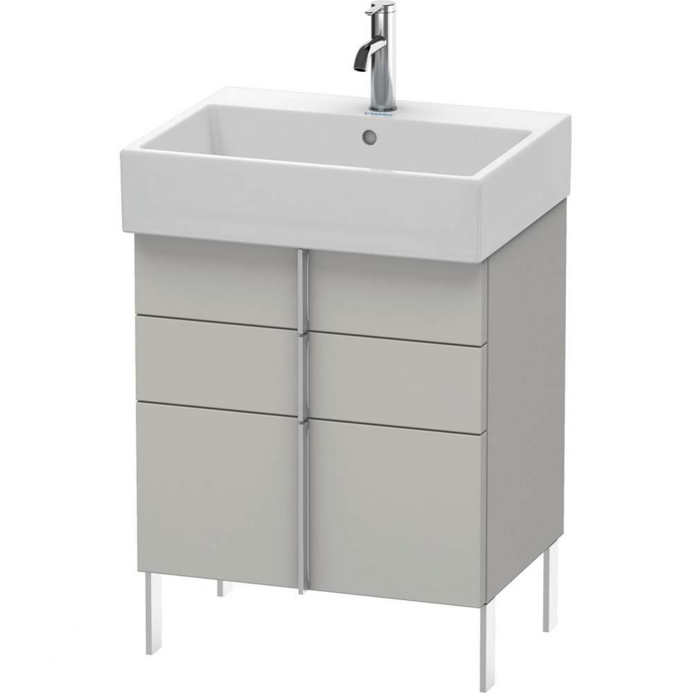 Duravit Vero Air Floor Standing Vanity Unit  Concrete Gray Matte