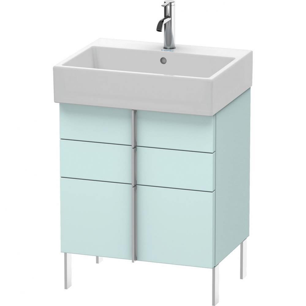 Duravit Vero Air Floor Standing Vanity Unit  Light Blue Matte