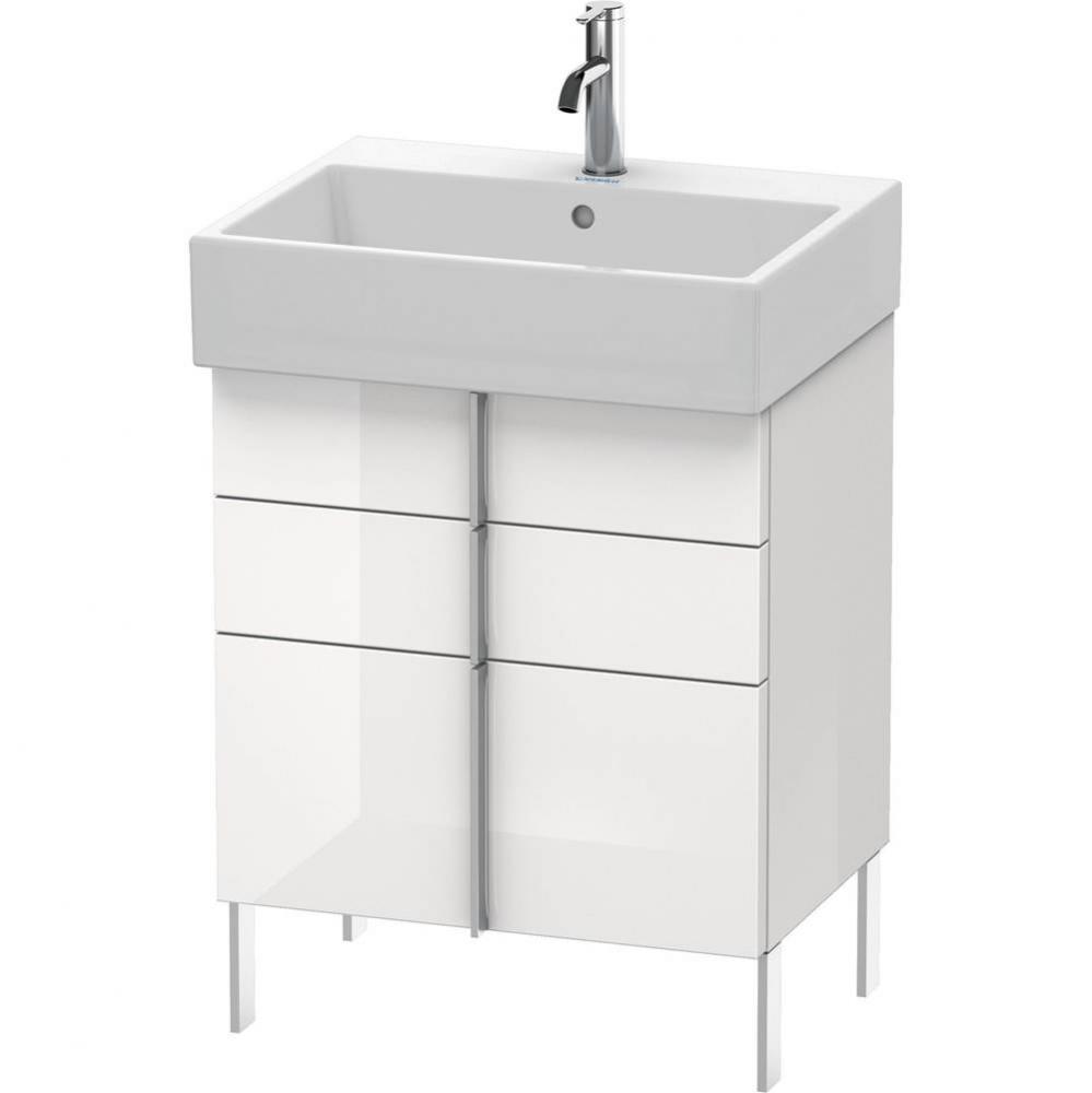 Duravit Vero Air Floor Standing Vanity Unit  White High Gloss