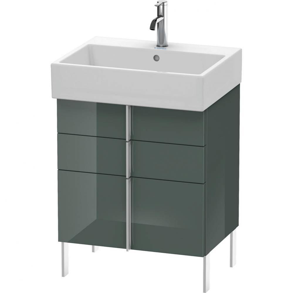 Duravit Vero Air Floor Standing Vanity Unit  Dolomiti Gray High Gloss