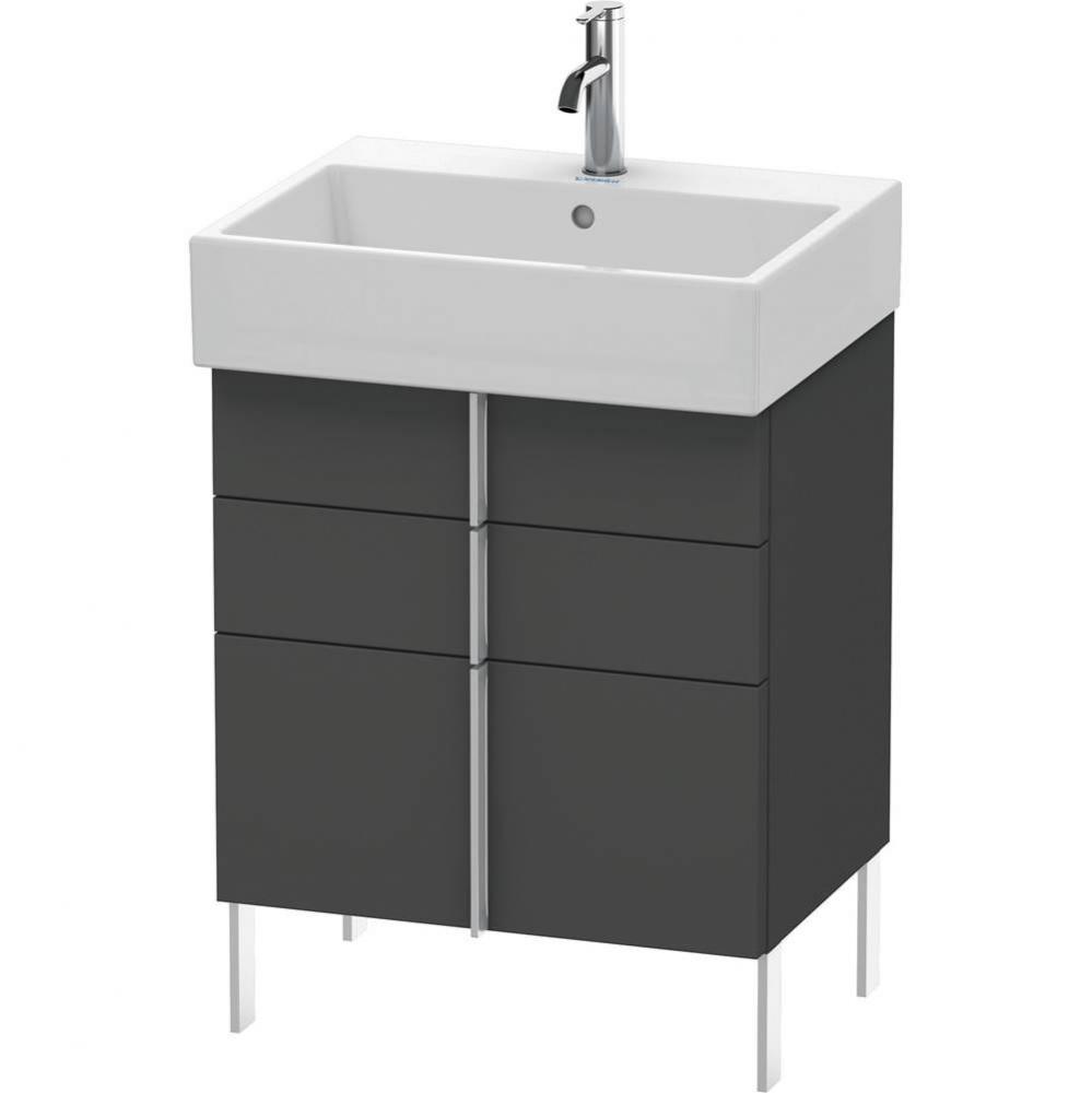 Duravit Vero Air Floor Standing Vanity Unit  Graphite Matte