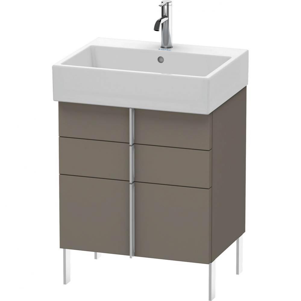 Duravit Vero Air Floor Standing Vanity Unit  Flannel Gray Satin Matte