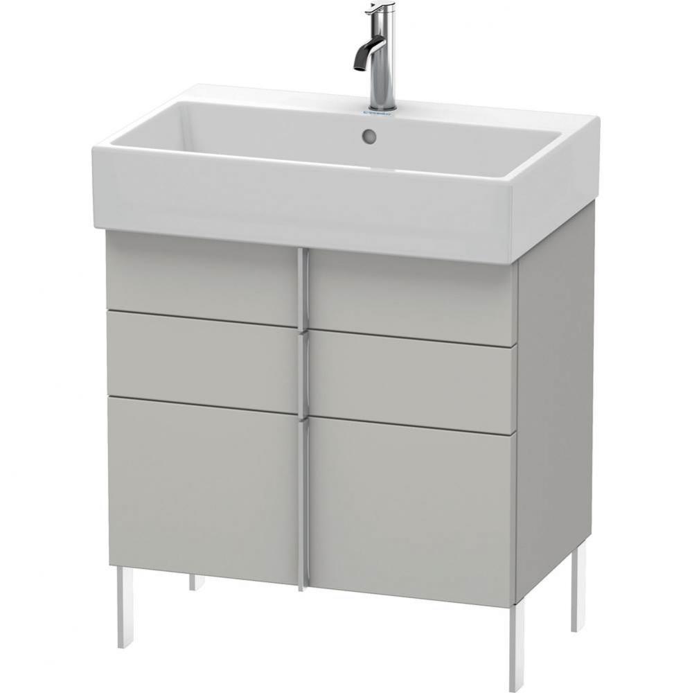 Duravit Vero Air Floor Standing Vanity Unit  Concrete Gray Matte