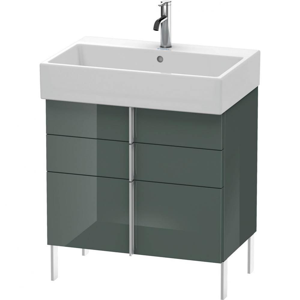 Duravit Vero Air Floor Standing Vanity Unit  Dolomiti Gray High Gloss