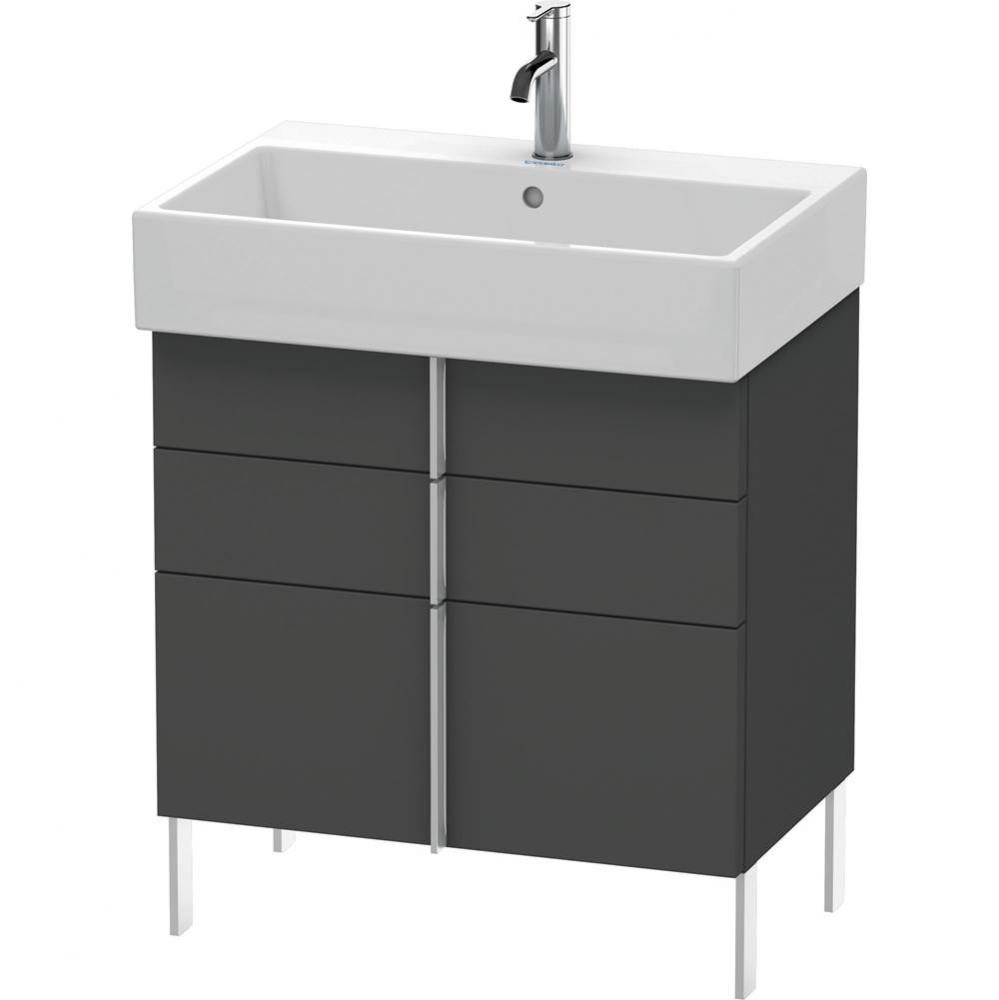 Duravit Vero Air Floor Standing Vanity Unit  Graphite Matte