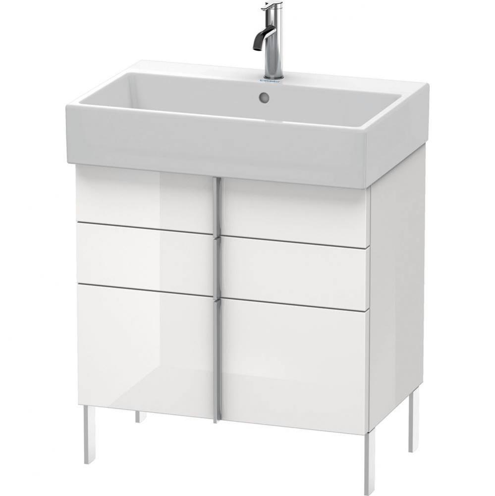 Duravit Vero Air Floor Standing Vanity Unit  White High Gloss