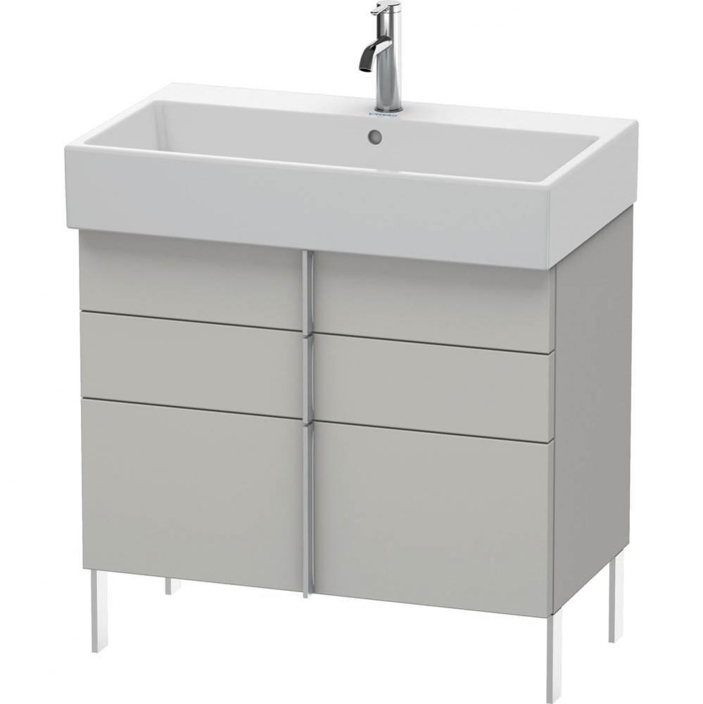 Duravit Vero Air Floor Standing Vanity Unit  Concrete Gray Matte