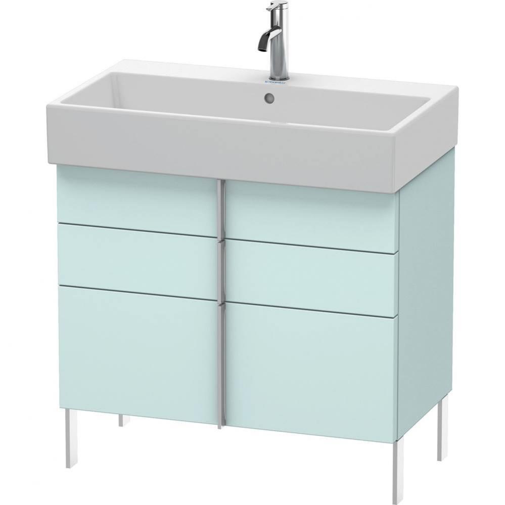 Duravit Vero Air Floor Standing Vanity Unit  Light Blue Matte