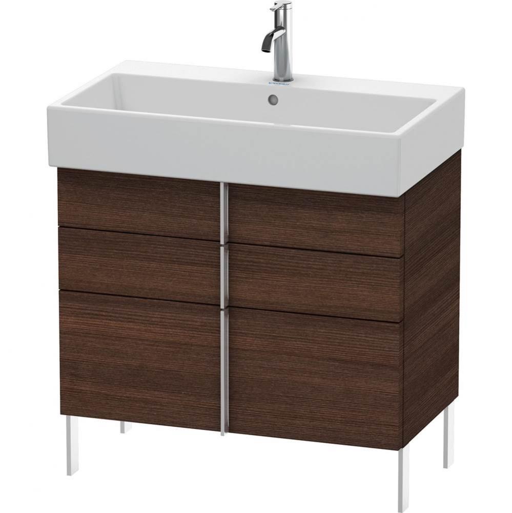 Duravit Vero Air Floor Standing Vanity Unit  Chestnut Dark