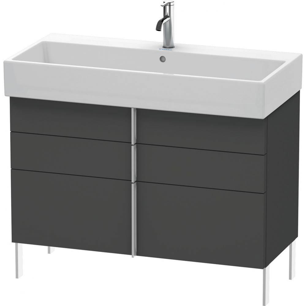 Duravit Vero Air Floor Standing Vanity Unit  Graphite Matte