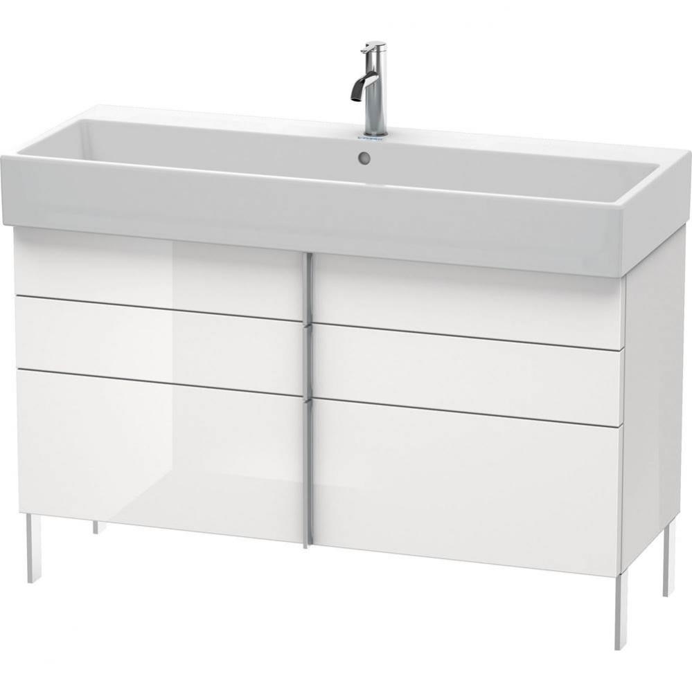 Duravit Vero Air Floor Standing Vanity Unit  White High Gloss