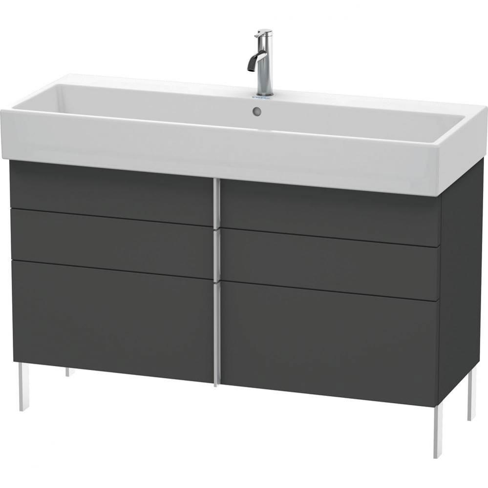 Duravit Vero Air Floor Standing Vanity Unit  Graphite Matte