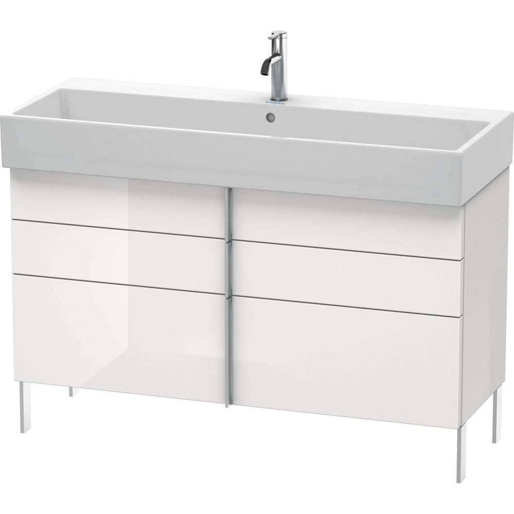 Duravit Vero Air Floor Standing Vanity Unit  White High Gloss