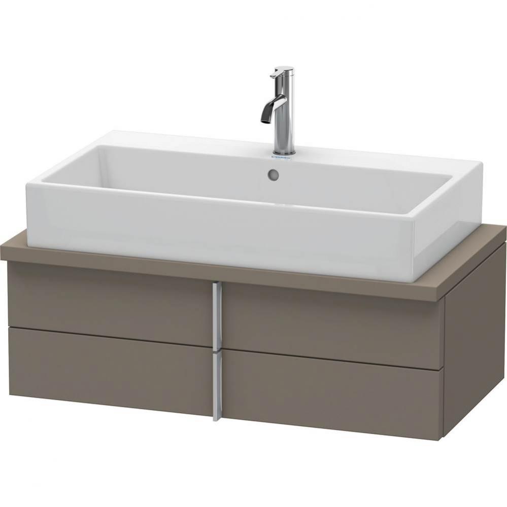 Duravit Vero Vanity Unit for Console  Flannel Gray Satin Matte