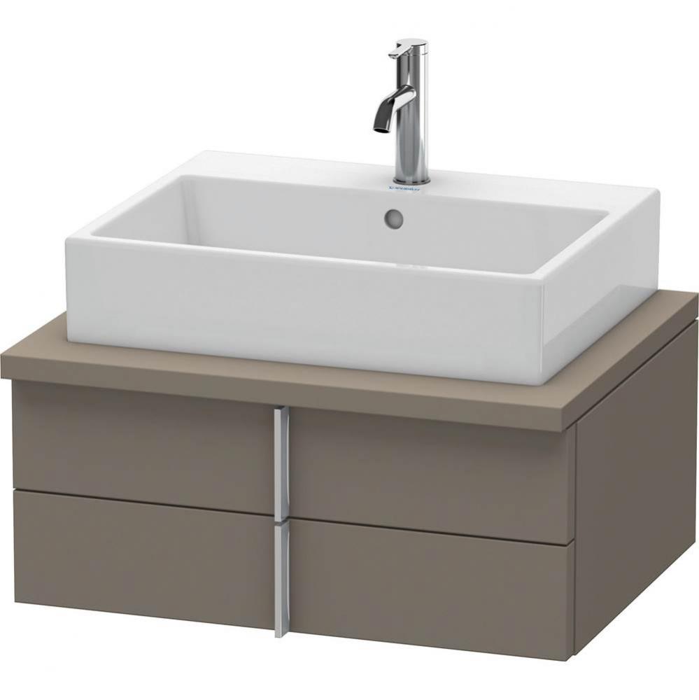 Duravit Vero Vanity Unit for Console  Flannel Gray Satin Matte