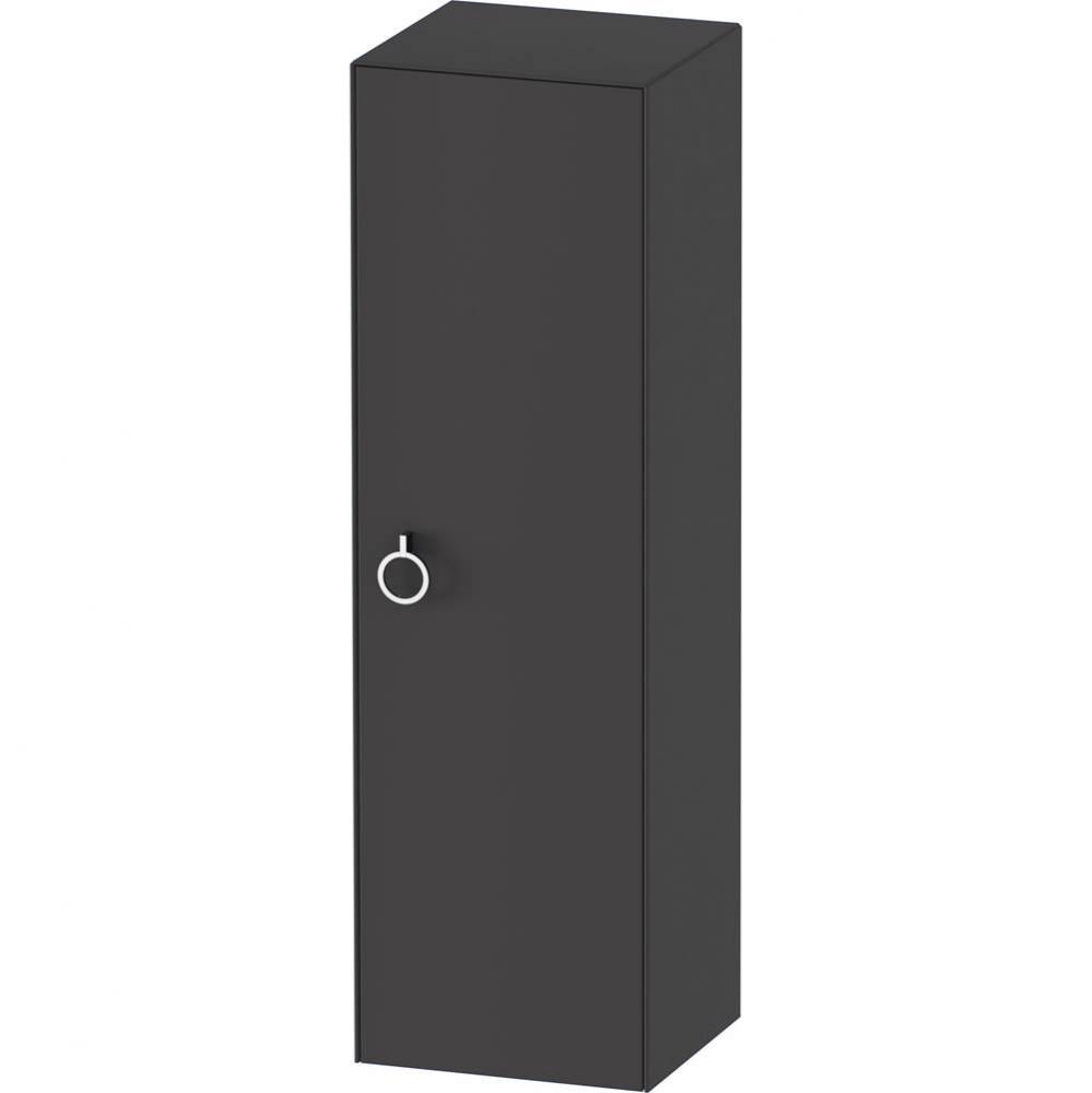 White Tulip Semi-Tall Cabinet Graphite