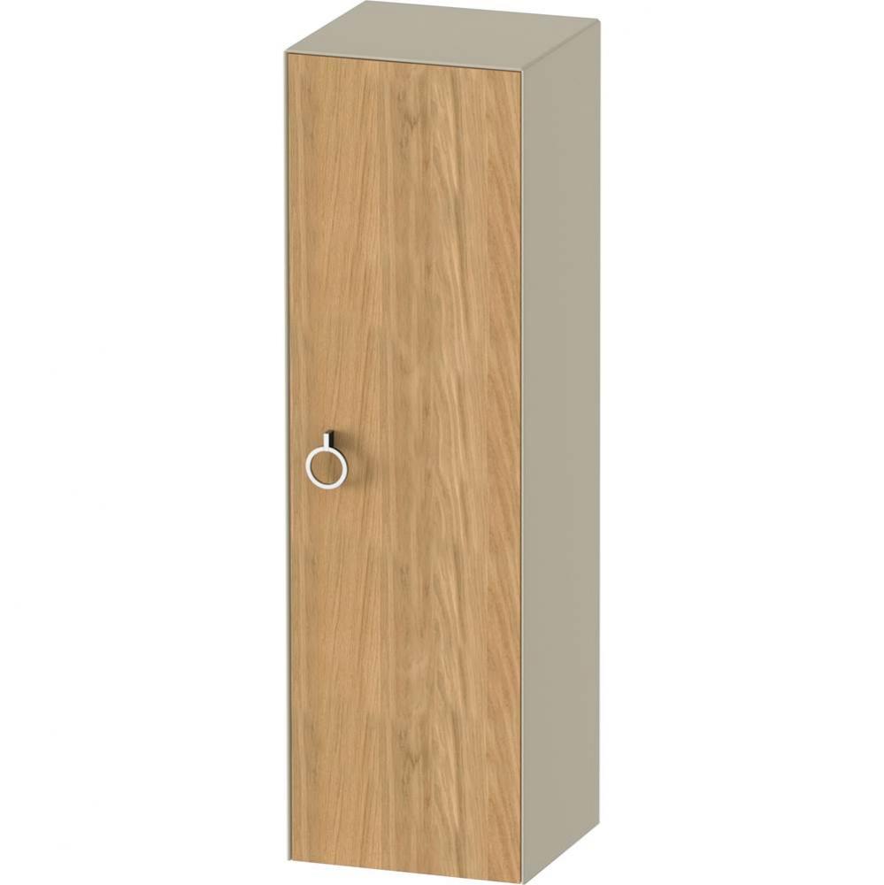 White Tulip Semi-Tall Cabinet Natural Oak