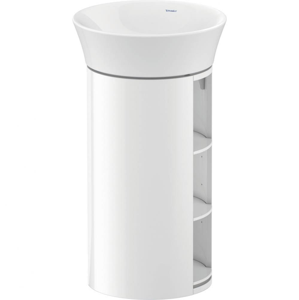 White Tulip Floorstanding Vanity Unit White