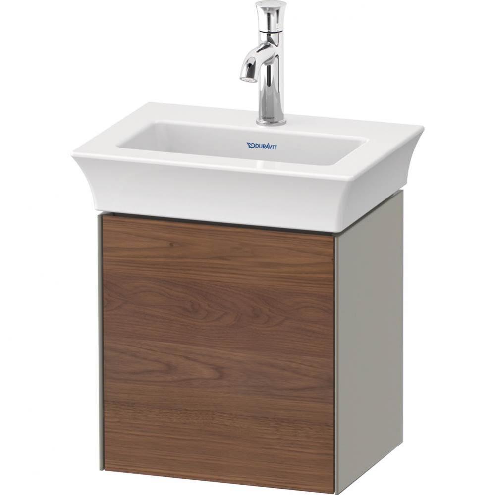 White Tulip Wall-Mounted Vanity Unit American Walnut