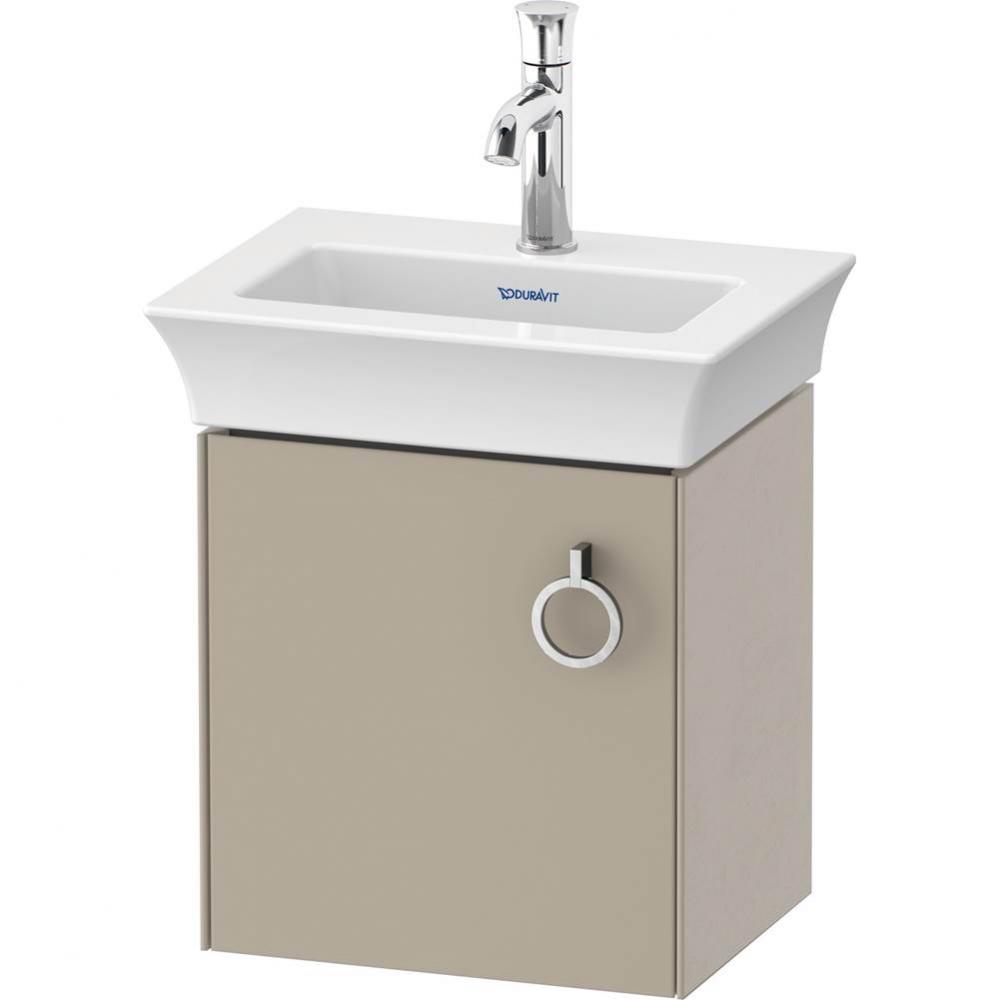 White Tulip Wall-Mounted Vanity Unit Taupe