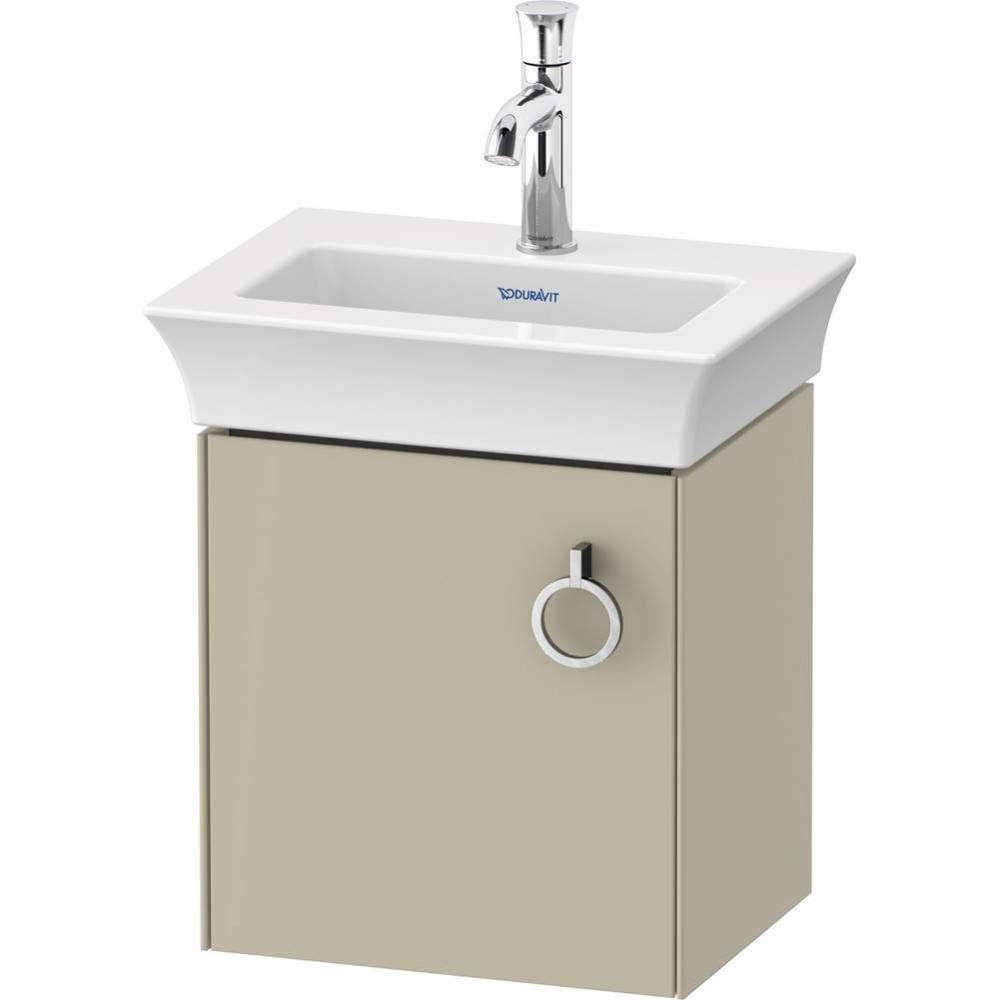 White Tulip Wall-Mounted Vanity Unit Taupe