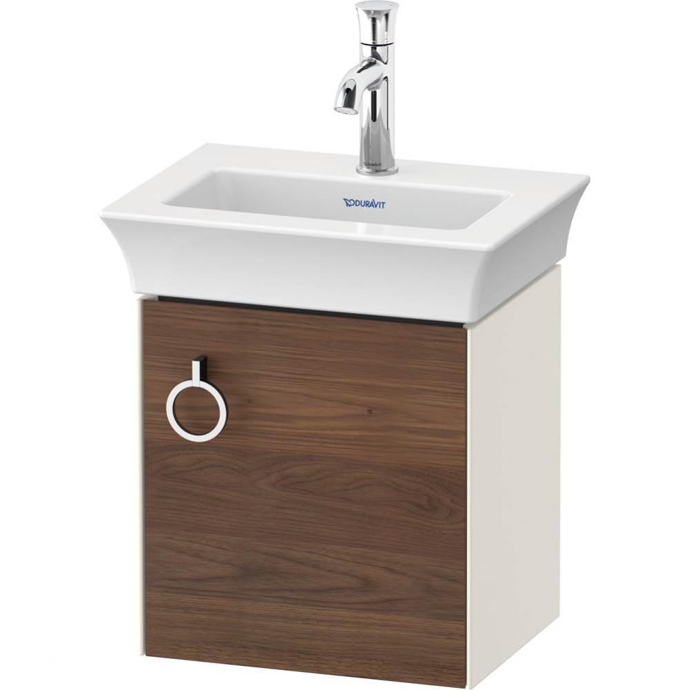 White Tulip Wall-Mounted Vanity Unit American Walnut