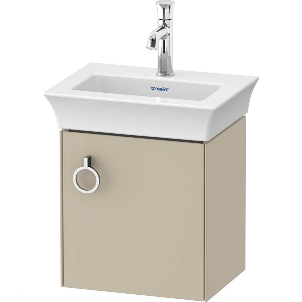 White Tulip Wall-Mounted Vanity Unit Taupe