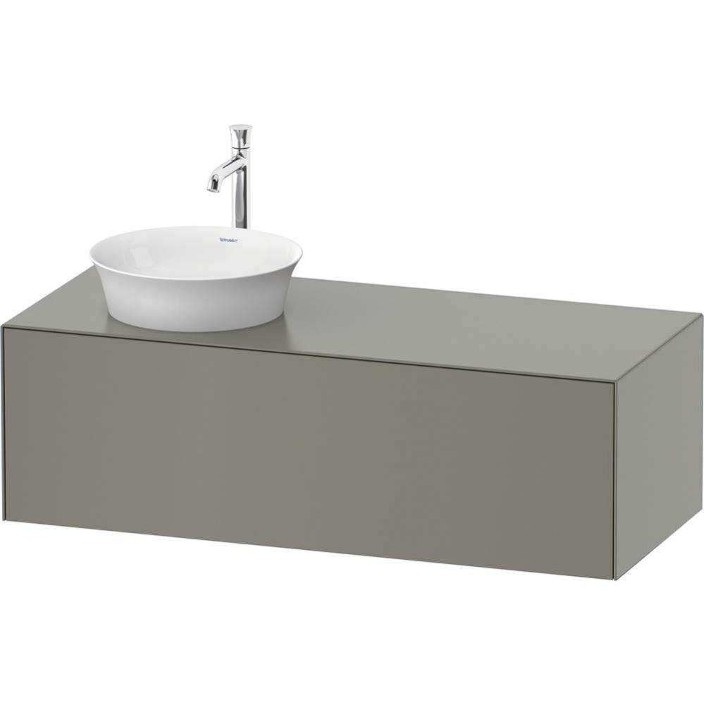 White Tulip Wall-Mounted Vanity Unit Stone Gray